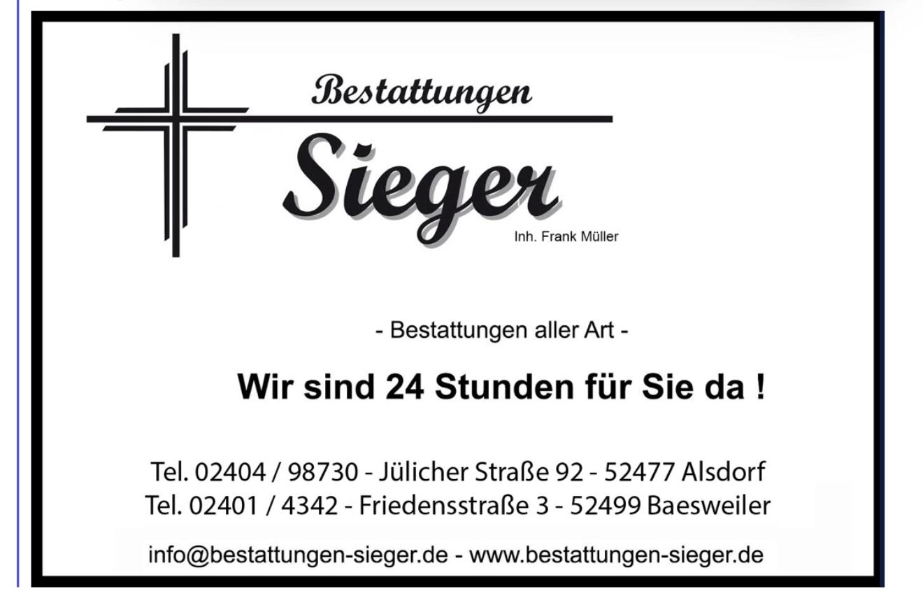 Bestattungen Sieger
